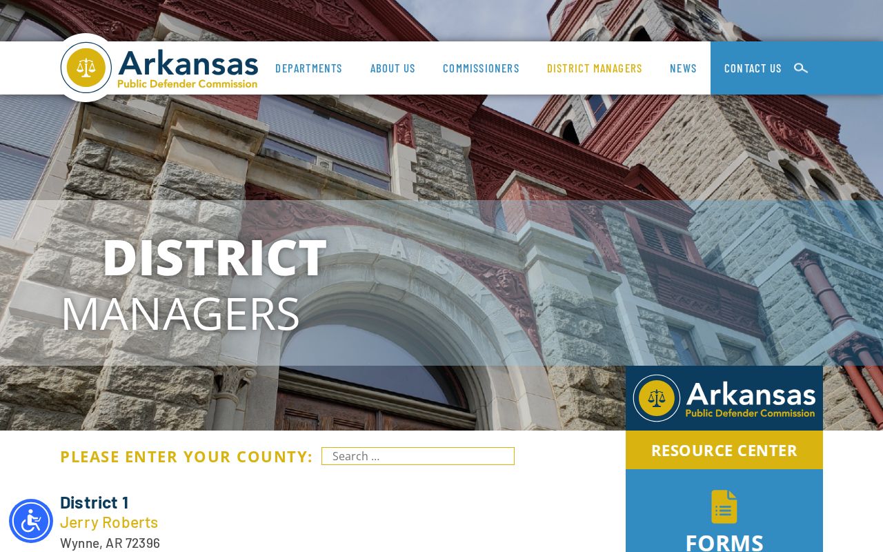 Newton County criminal cases and Arkansas public defender district